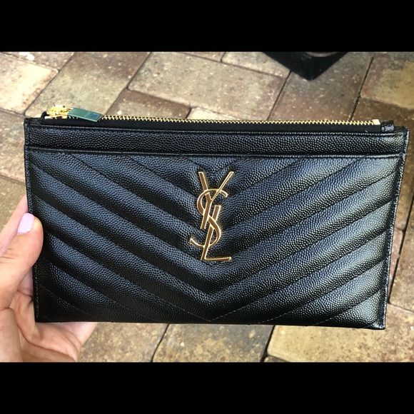ysl small bill pouch